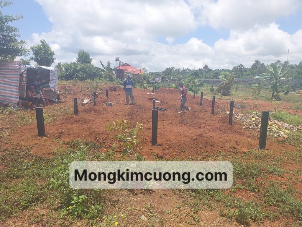 móng kim cương cho nhà sàn cách đất