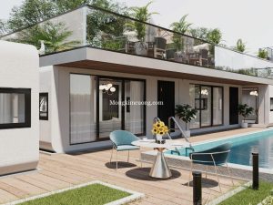 khung nhà bê tông