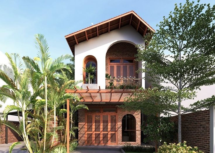 nhà vườn đẹp ở nông thôn