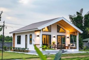 nhà vườn đẹp ở nông thôn