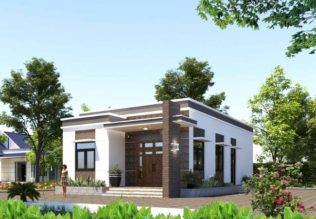 nhà vườn nhỏ đẹp