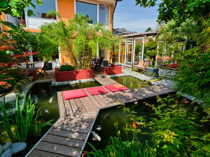 sân vườn trước nhà đẹp