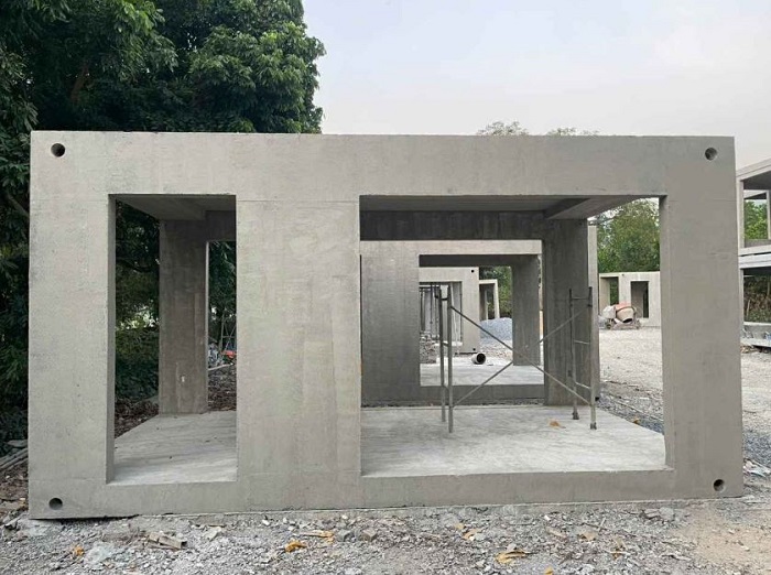 giá nhà bê tông đúc sẵn