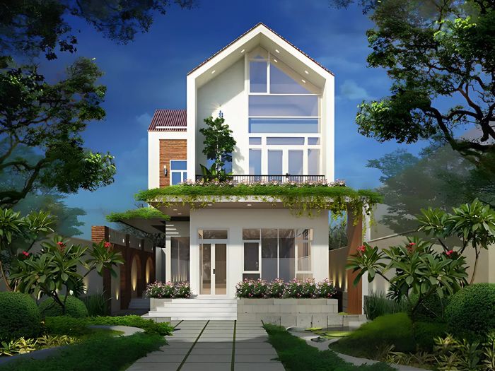 kiểu nhà vườn 