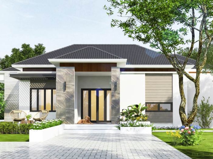 kiểu nhà vườn 
