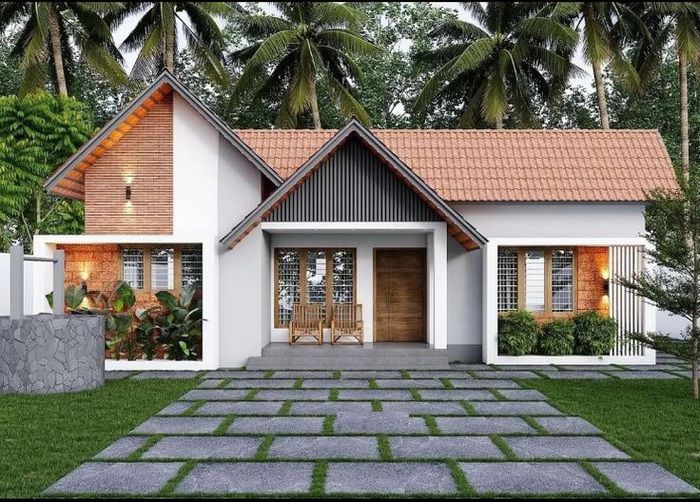 nhà vườn đẹp đơn giản