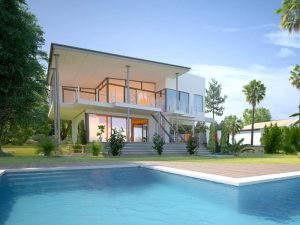 nhà vườn hiện đại