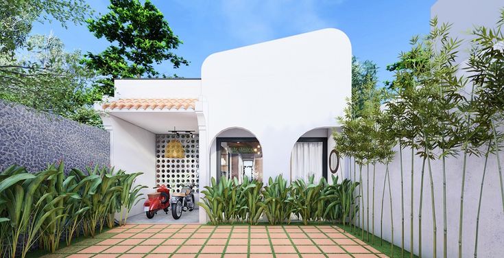 nhà đẹp sân vườn