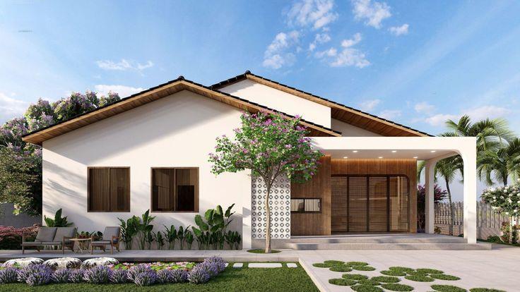 nhà đẹp sân vườn
