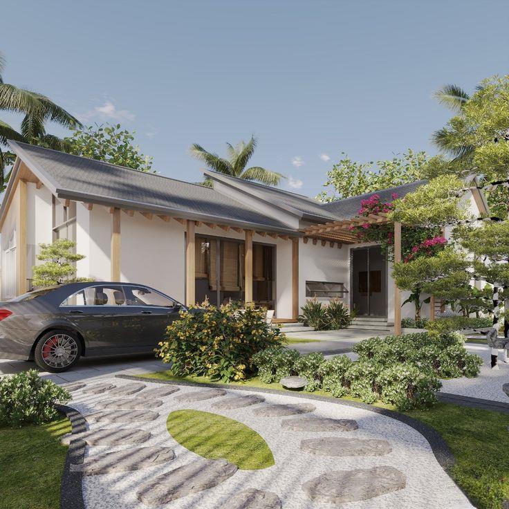 nhà đẹp sân vườn