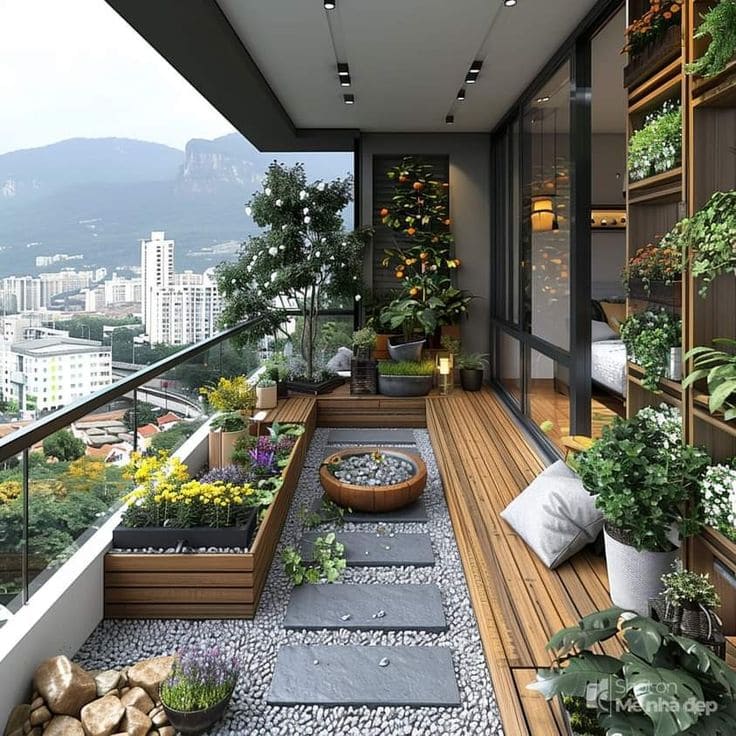 nhà phố sân vườn