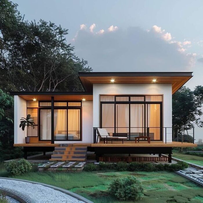 nhà vườn 3 phòng ngủ
