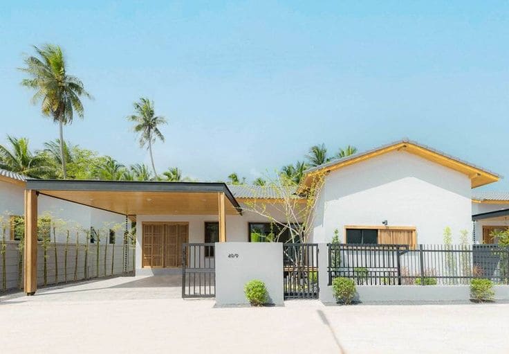 nhà vườn không gian mở 