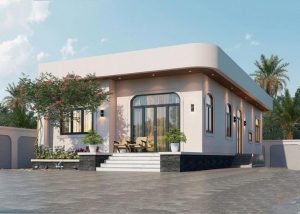 thiết kế nhà vườn 10x20m