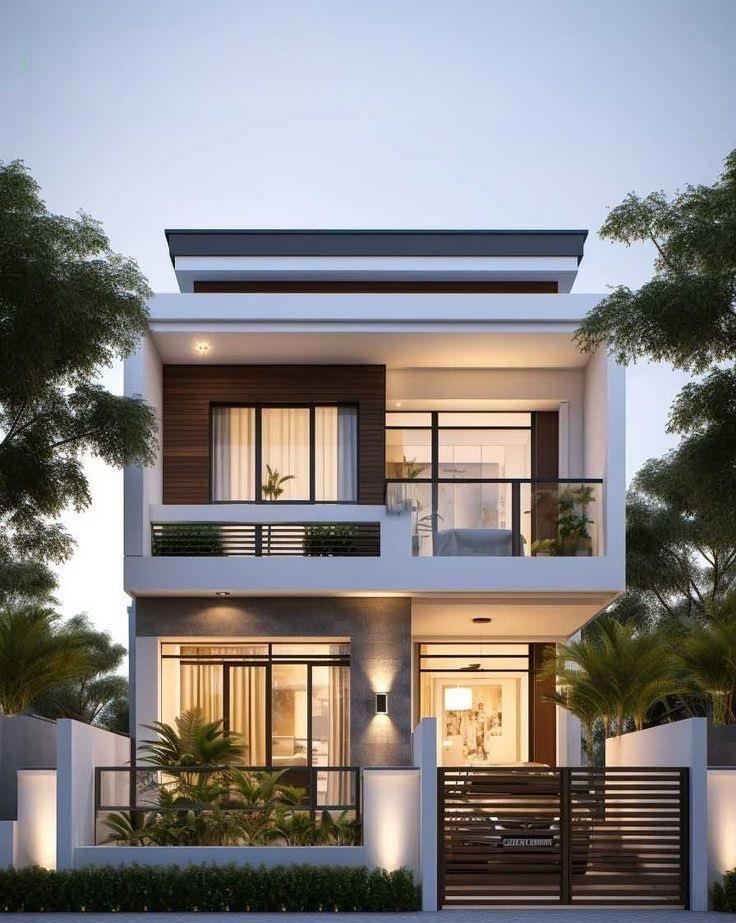 thiết kế nhà vườn 10x20m