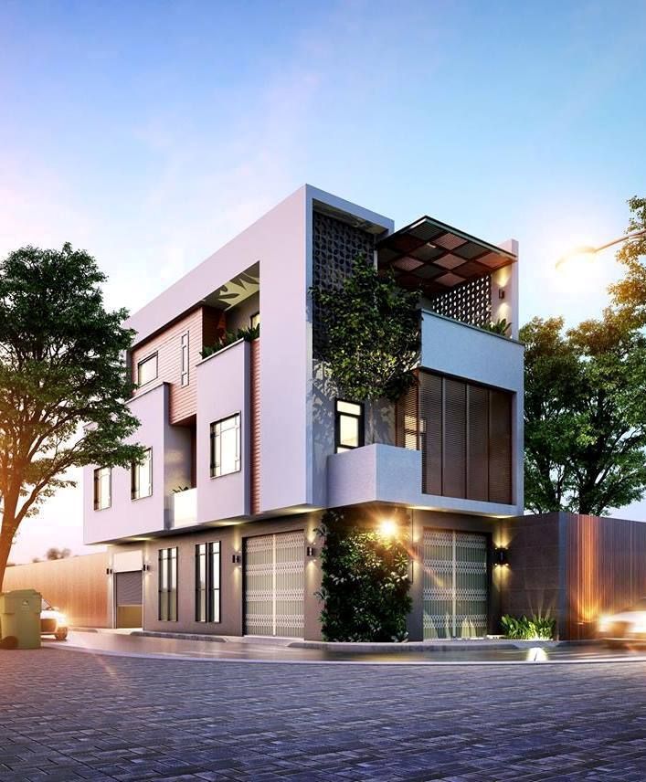 thiết kế nhà vườn 10x20m