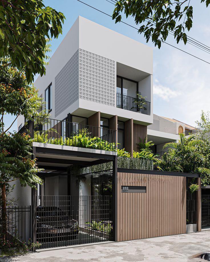 thiết kế nhà vườn 10x20m