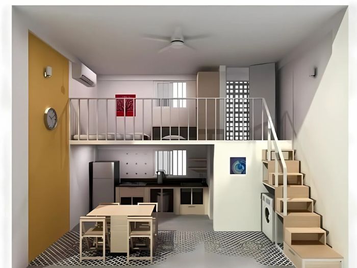 bản vẽ nhà trọ 2 tầng