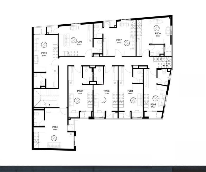 bản vẽ thiết kế phòng trọ 20m2 