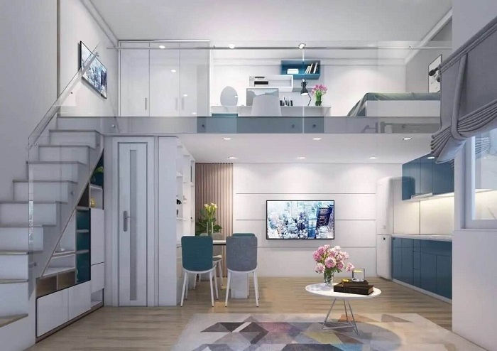 mẫu nhà trọ đẹp hiện đại 