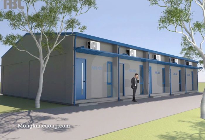 nhà bê tông đúc sẵn mẫu nhà trọ giá rẻ