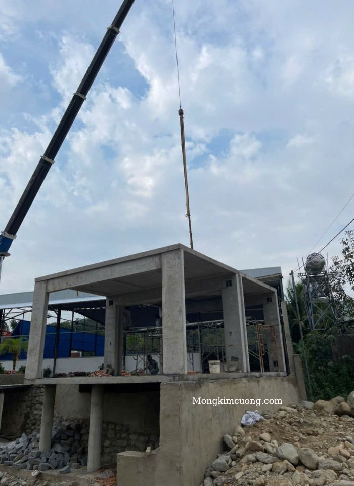 nhà bê tông đúc sẵn 