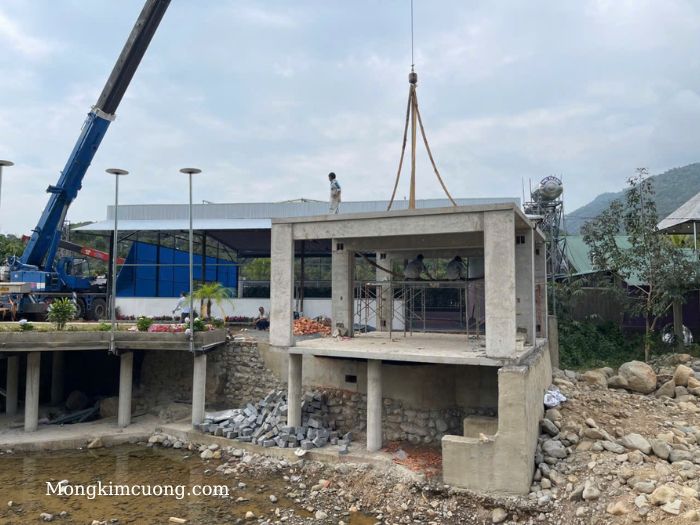 nhà bê tông đúc sẵn 