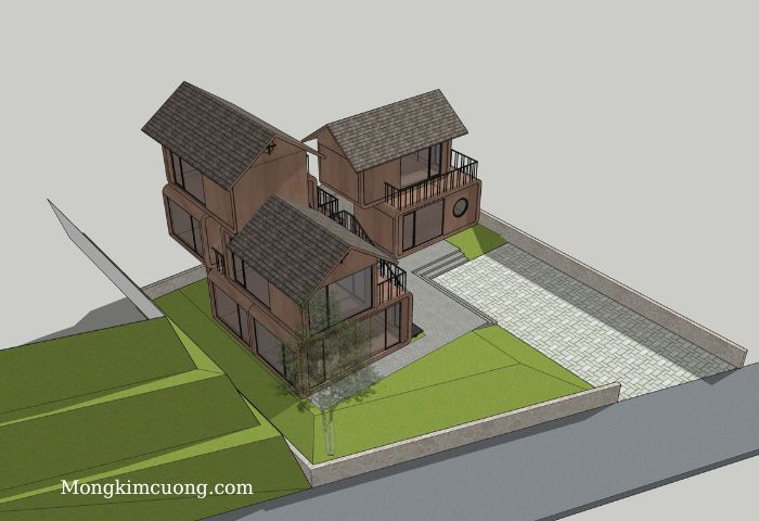 biệt thự đơn lập cho thuê 