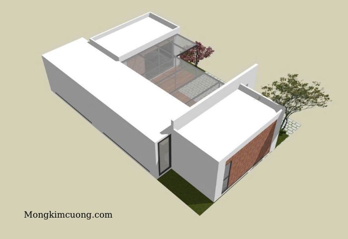 thiết kế nhà vườn 1000m2 