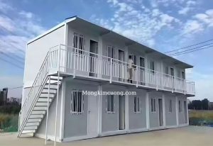 thiết kế phòng trọ 12m2 có gác lửng