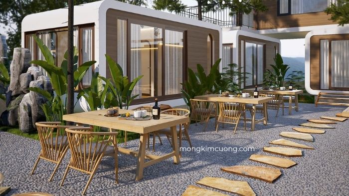 nhà hàng đồ ăn Âu Mỹ, Mũi Né module V01