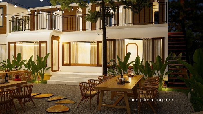 nhà hàng đồ ăn Âu Mỹ, Mũi Né module V01