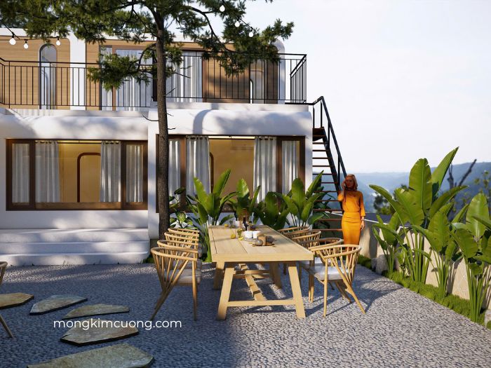 nhà hàng đồ ăn Âu Mỹ, Mũi Né module V01