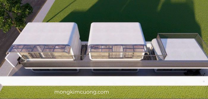 Nhà bê tông đặt dọc đất như thế nào