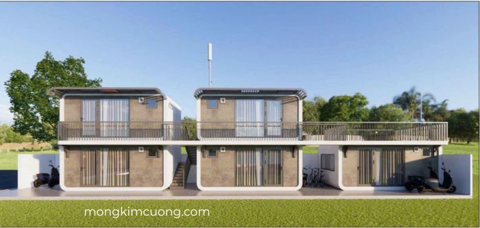 nhà module bê tông đúc sẵn