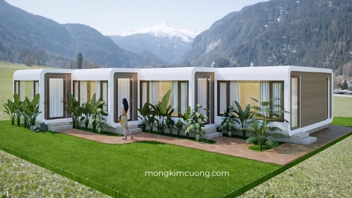 nhà module bê tông đúc sẵn