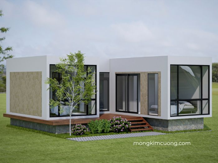 nhà module bê tông đúc sẵn