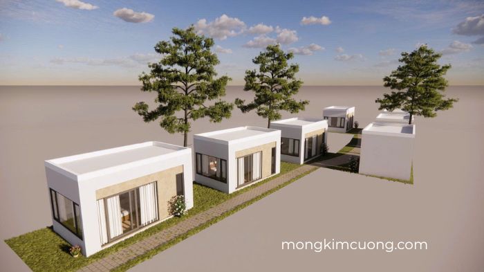 nhà bê tông đúc sẵn 