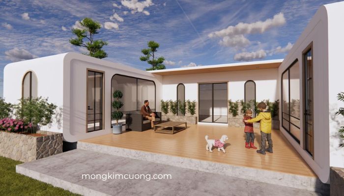 nhà module bê tông đúc sẵn 