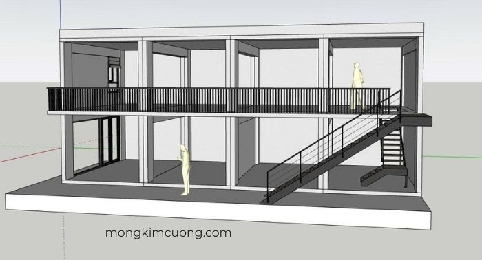 nhà bê tông đúc lắp ghép 