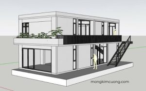 nhà bê tông đúc lắp ghép