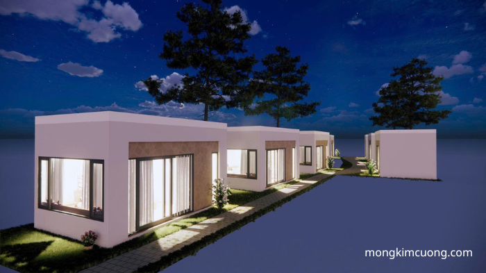 Nhà bê tông đúc làm homestay, nhà nghỉ