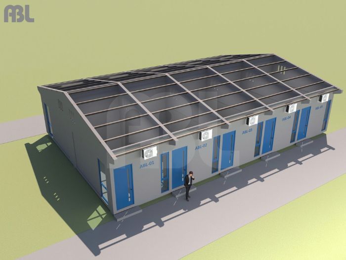 Nhà bê tông đúc lắp ghép cho khu dân cư